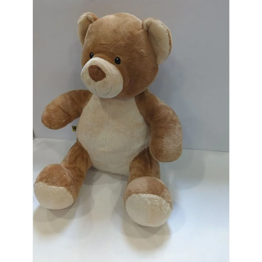 Build a Bear Retired Velvet Hugs Teddy Bear‎ Soft Beige Tan Plush BABW